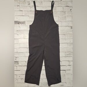 SHEIN Wide Leg Minimalist Jumpsuit Neutral Chic Strappy Size M